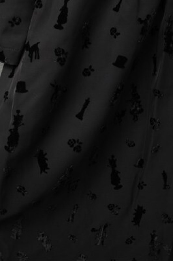 画像4: Jane Marple / Queen Aliceリボントリムドレス  黒 S-25-12-24-049-JM-OP-HR-ZS (4)