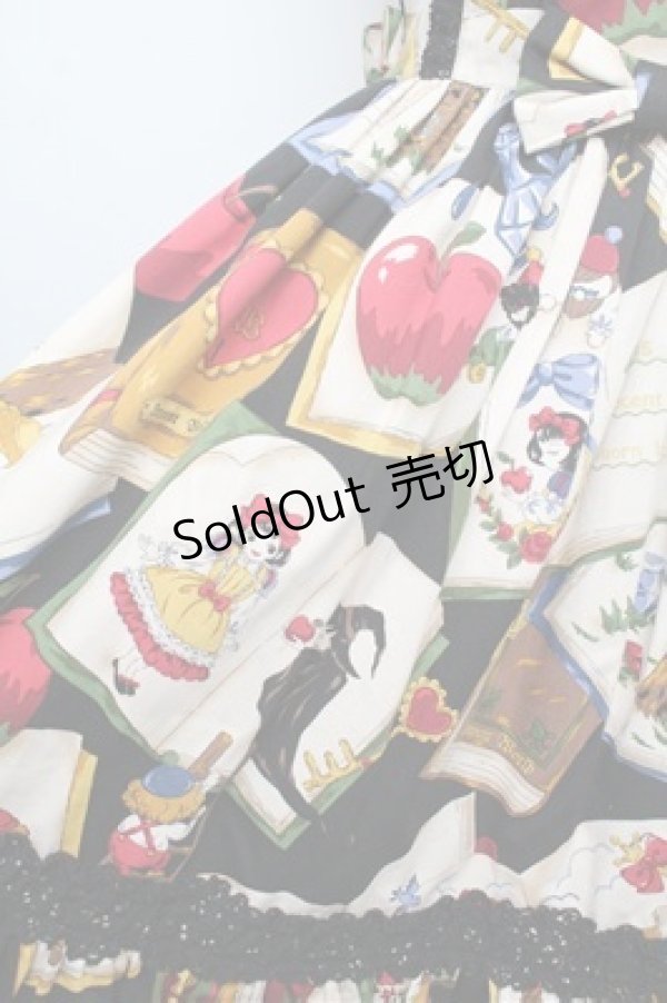 画像5: Innocent World / ドワーフストーリージャンパースカート  黒 S-25-12-24-050-IW-OP-AS-ZS (5)