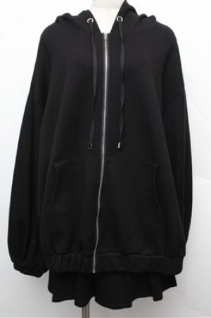 画像: Bubbles / ルーズパーカープリーツセットアップ  黒 S-25-12-24-051-CA-OP-AS-ZS