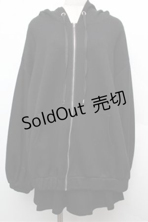 画像: Bubbles / ルーズパーカープリーツセットアップ  黒 S-25-12-24-051-CA-OP-AS-ZS