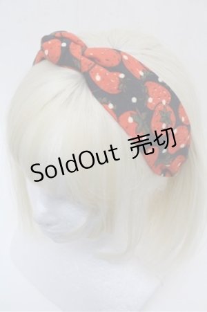 画像: Franche Lippee / ごろごろいちご柄リボンヘアバンド   S-25-12-24-006-LO-ZA-HR-ZS