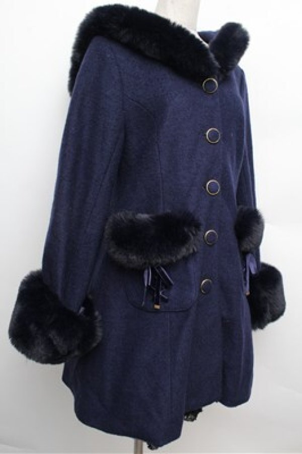 画像3: LIZ LISA / セーラー襟コート  紺 S-25-12-24-061-LO-CO-HR-ZS (3)