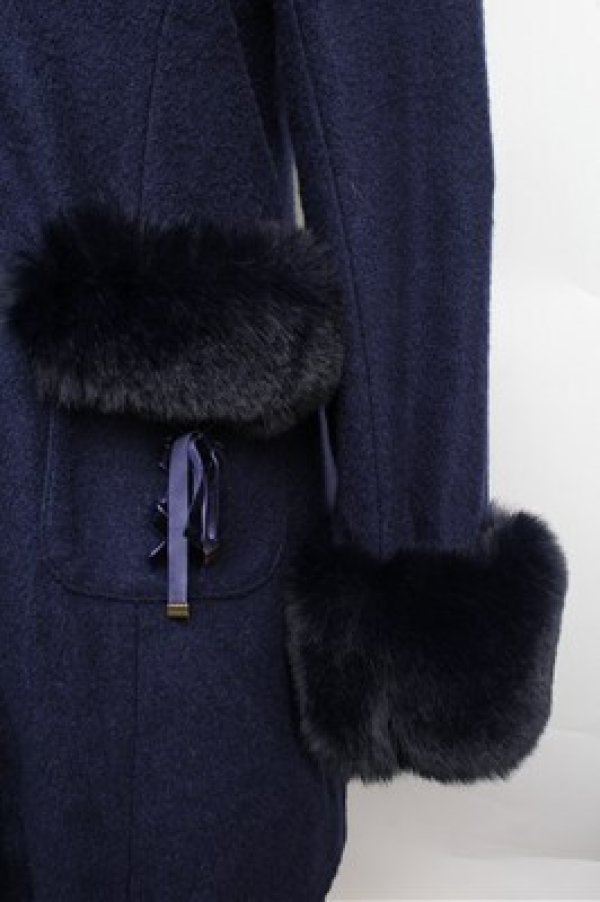 画像4: LIZ LISA / セーラー襟コート  紺 S-25-12-24-061-LO-CO-HR-ZS (4)