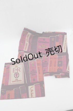 画像: Jane Marple / Royal libraryダブルスカーフ  バーガンディー S-25-12-24-007-JM-ZA-HR-ZS