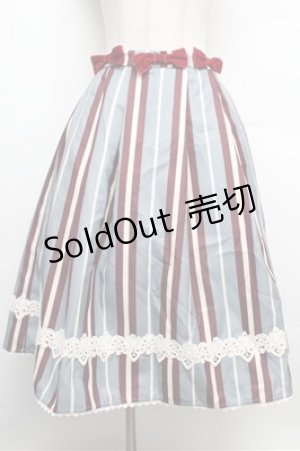 画像: axes femme Kawaii / レジメンスカート  グレー S-25-12-24-064-AX-SK-HR-ZS