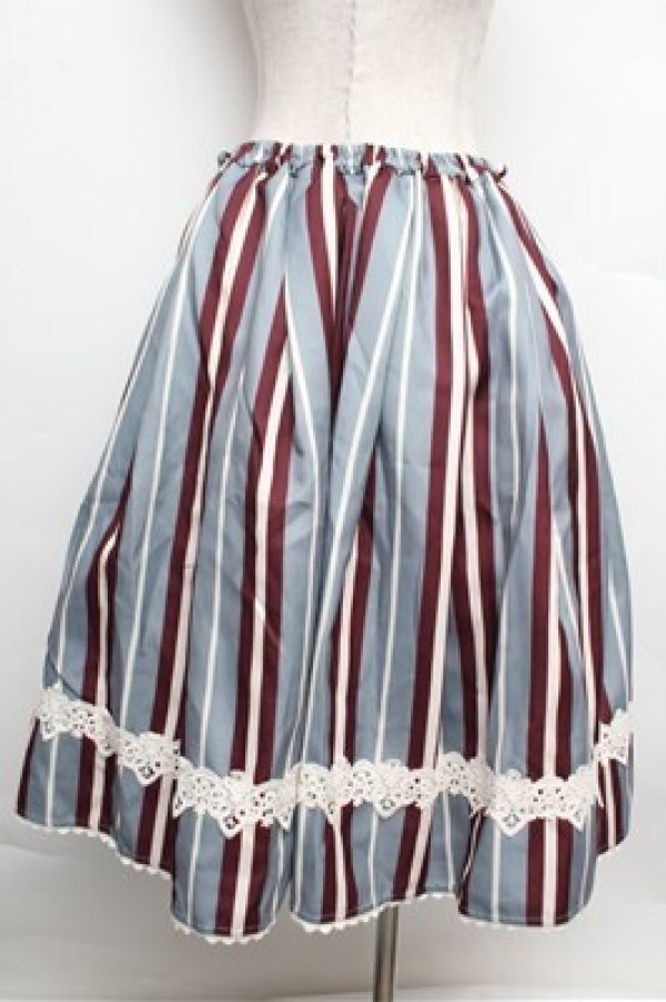 画像2: axes femme kawaii / レジメンスカート  グレー S-25-12-24-064-AX-SK-HR-ZS (2)