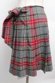 画像3: Secret Honey / チェックウールスカート  グレーｘ赤ｘ黄色 S-25-12-24-065-CA-SK-HR-ZS (3)