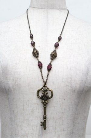 画像: GOTH / 鍵モチーフネックレス   S-25-12-24-008-GO-TO-HR-ZS