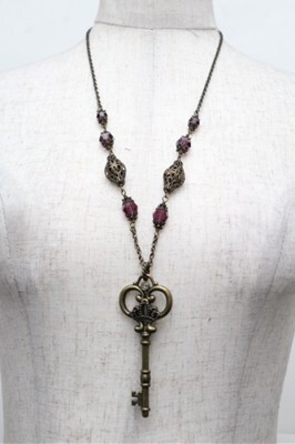 画像1: GOTH / 鍵モチーフネックレス   S-25-12-24-008-GO-TO-HR-ZS (1)