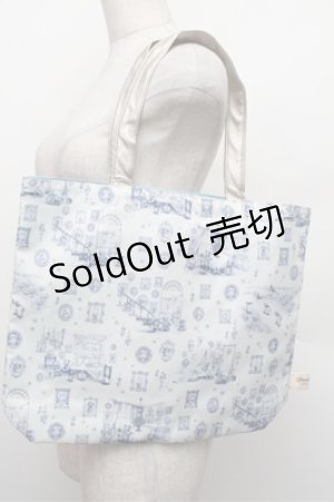 画像: Franche Lippee / リバーシブルバッグ  サックス S-25-12-24-010-LO-BG-HR-ZS