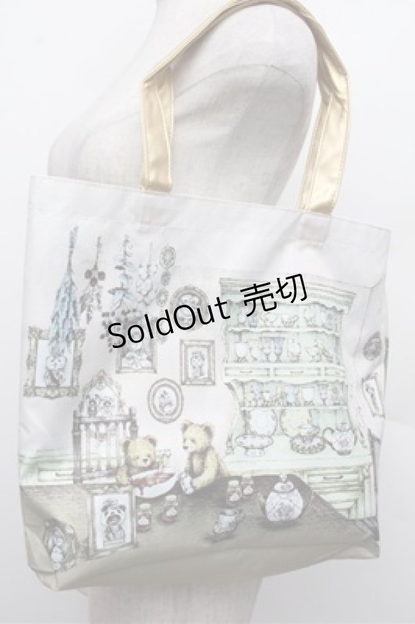 画像3: Franche Lippee / L.M Living roomトートバッグ  サックスｘオフ S-25-12-24-011-LO-BG-HR-ZS (3)