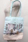 画像2: Franche Lippee / L.M Living roomトートバッグ  サックスｘオフ S-25-12-24-012-LO-BG-HR-ZS (2)