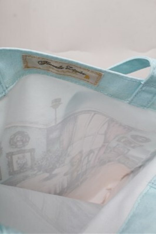 画像3: Franche Lippee / L.M Living roomトートバッグ  サックスｘオフ S-25-12-24-012-LO-BG-HR-ZS (3)