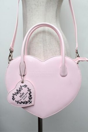 画像: BABY,THE STARS SHINE BRIGHT / ハートバッグ  ピンク S-25-12-24-014-BA-JA-AS-ZS