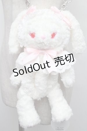 画像: BABY,THE STARS SHINE BRIGHT / うさくみゃポシェット  白ｘピンク S-25-12-24-020-BA-AC-HR-ZS