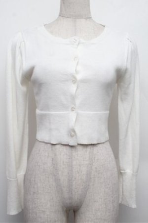 画像: An MILLE / ラメニットカーディガン  オフ S-25-12-24-024-EL-TO-AS-ZS