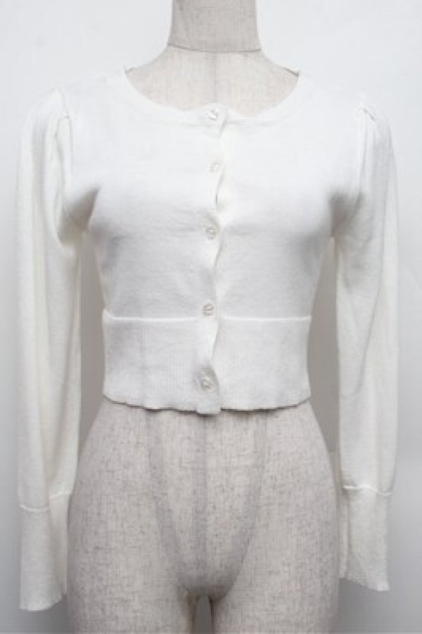 画像1: An MILLE / ラメニットカーディガン  オフ S-25-12-24-024-EL-TO-AS-ZS (1)