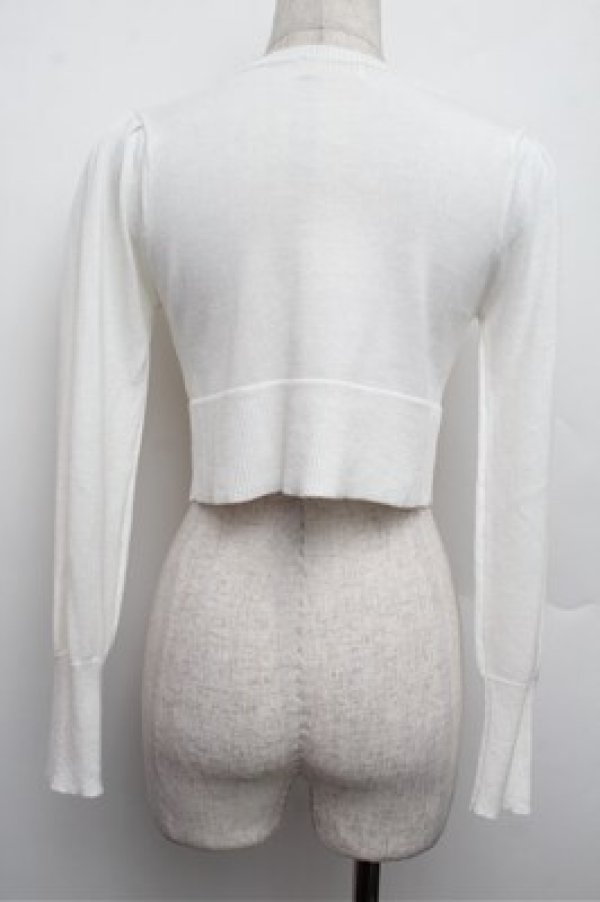 画像2: An MILLE / ラメニットカーディガン  オフ S-25-12-24-024-EL-TO-AS-ZS (2)