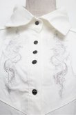 画像4: Ozz Croce / 刺繍イレヘムストラッチブラウス  白 S-25-12-24-025-OO-BL-HR-ZS (4)
