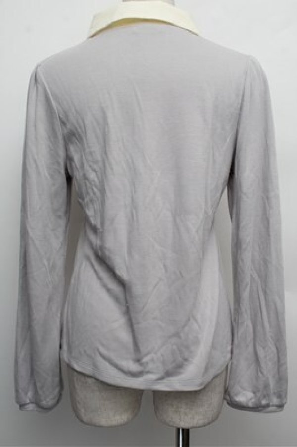 画像2: axes femme / 雪の結晶キラキラプルオーバー  サックス S-25-12-24-028-AX-TO-HR-ZS (2)