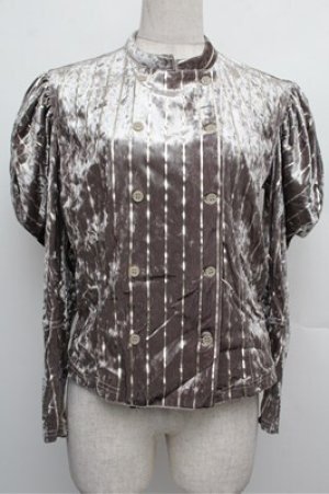 画像: SHARE SPIRIT / ベロアダブルジャケット   S-25-12-24-032-GO-JA-AS-ZS