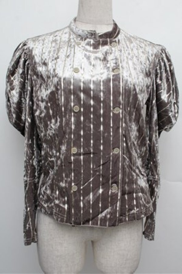 画像1: SHARE SPIRIT / ベロアダブルジャケット   S-25-12-24-032-GO-JA-AS-ZS (1)