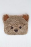 画像1: Franche Lippee / くまポーチ  ベージュ S-25-12-25-001-LO-ZA-HR-ZS (1)