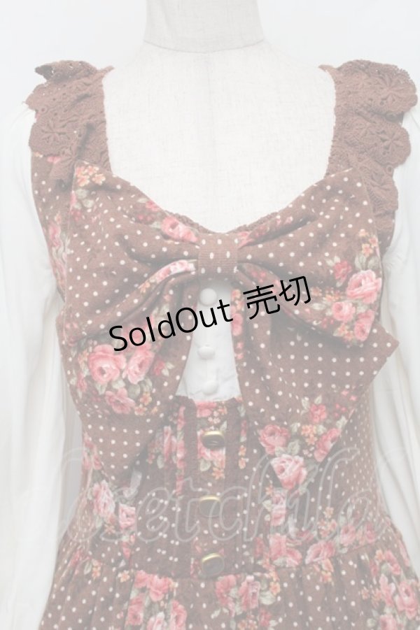 画像3: LIZ LISA / ドットローズ切り替えワンピース 0 ブラウン S-25-12-25-035-LO-OP-TK-ZS (3)