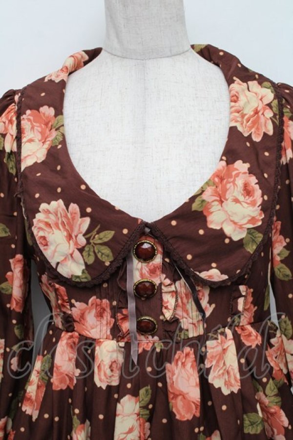 画像3: LIZ LISA / ドットローズワンピース 0 ブラウン S-25-12-25-038-LO-OP-TK-ZS (3)