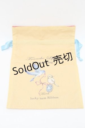 画像: Franche Lippee / fortune巾着  イエロー S-25-12-25-007-LO-ZA-HR-ZS