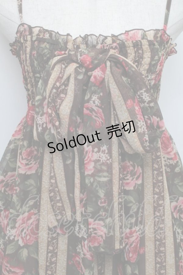 画像3: LIZ LISA / ストライプローズキャミワンピース F ブラウン S-25-12-25-050-LO-OP-TK-ZS (3)