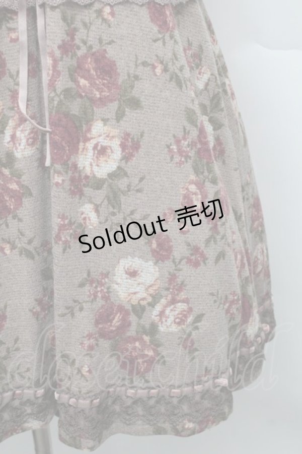 画像4: axes femme / ジャンドレレイヤード風チュニ  ブラウン S-25-12-25-053-AX-OP-TK-ZS (4)