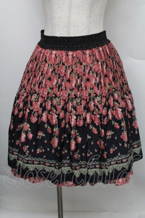 画像: axes femme / グラデーションローズスカート  紺 S-25-12-25-054-AX-SK-HR-ZS