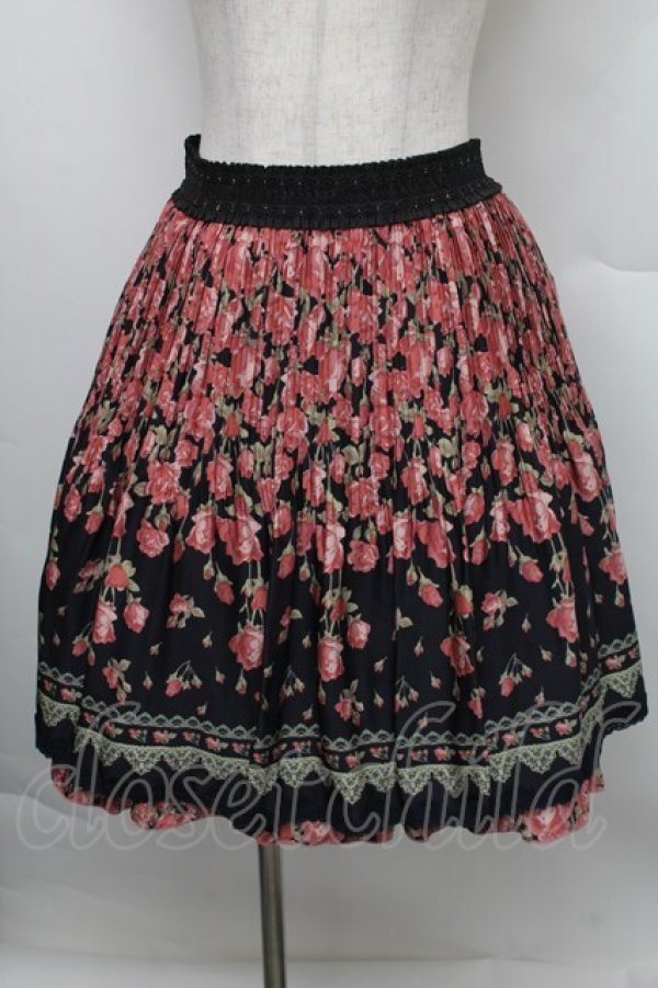 画像1: axes femme / グラデーションローズスカート  紺 S-25-12-25-054-AX-SK-HR-ZS (1)