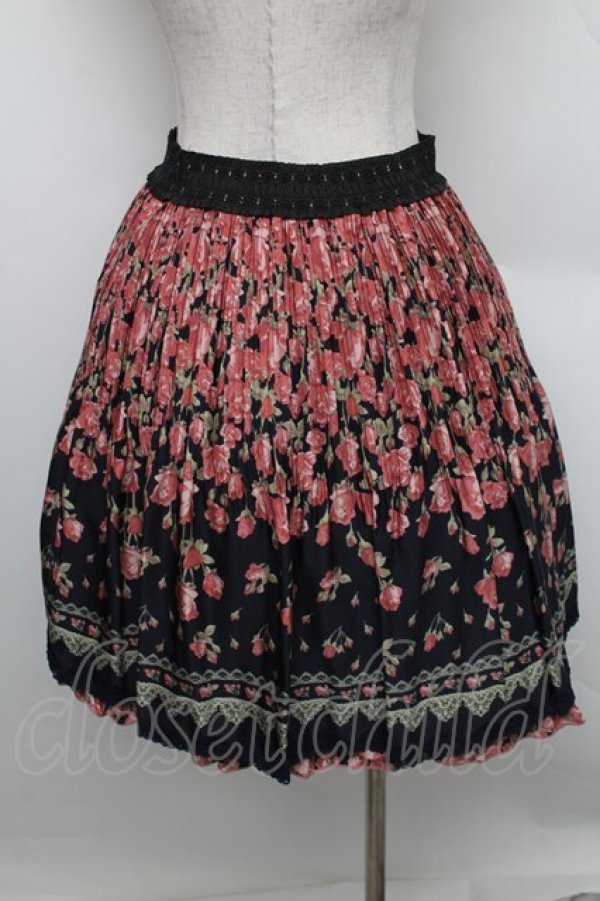 画像2: axes femme / グラデーションローズスカート  紺 S-25-12-25-055-AX-SK-HR-ZS (2)