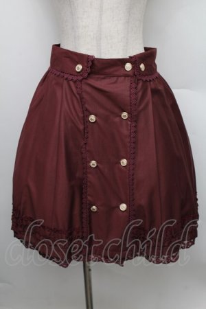 画像: axes femme / ナポレオンスカート  ワイン S-25-12-25-056-AX-SK-HR-ZS