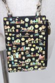 画像2: Franche Lippee / Hobbyroomスマホポシェット  黒 S-25-12-25-009-LO-PA-HR-ZS (2)