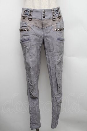 画像: Rozen Kavalier / ストレッチスキニーパンツ  グレー S-25-12-25-063-OO-PA-HR-ZS