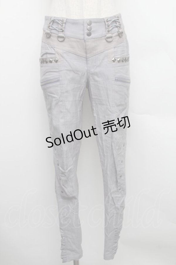 画像1: Rozen Kavalier / ストレッチスキニーパンツ  グレー S-25-12-25-063-OO-PA-HR-ZS (1)