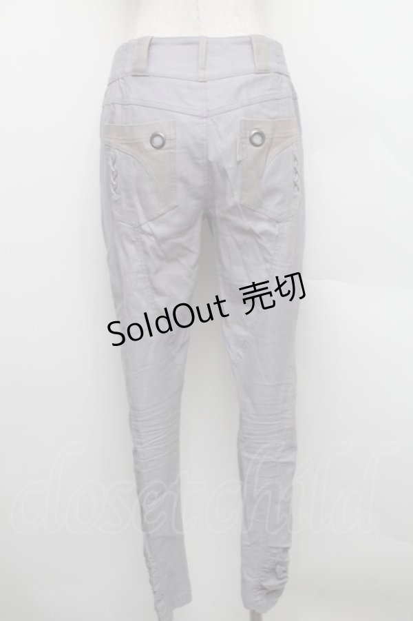 画像2: Rozen Kavalier / ストレッチスキニーパンツ  グレー S-25-12-25-063-OO-PA-HR-ZS (2)