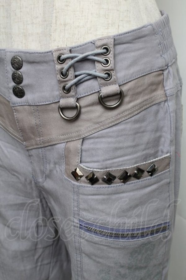 画像3: Rozen Kavalier / ストレッチスキニーパンツ  グレー S-25-12-25-063-OO-PA-HR-ZS (3)