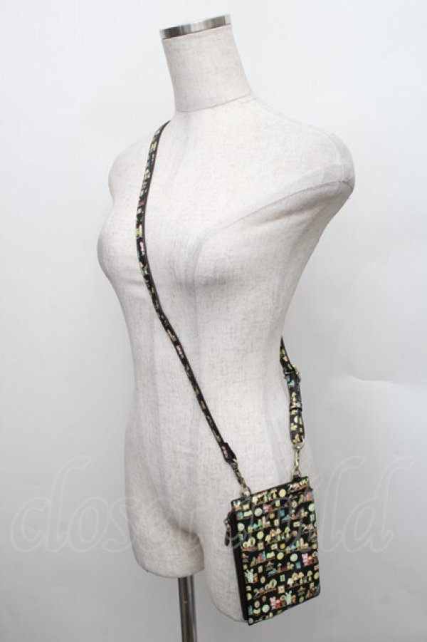 画像3: Franche Lippee / Hobbyroomスマホポシェット  黒 S-25-12-25-009-LO-PA-HR-ZS (3)