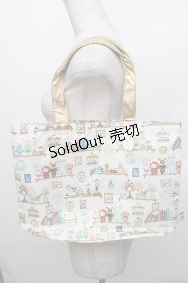 画像2: Franche Lippee / Hobbyroomトートバッグ  アイボリー S-25-12-25-011-LO-ZA-HR-ZS (2)