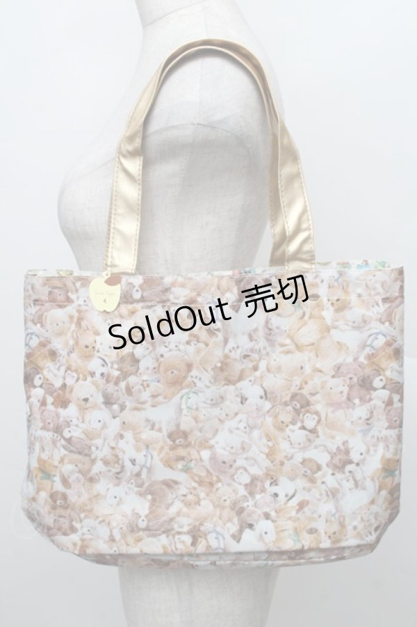 画像3: Franche Lippee / Hobbyroomトートバッグ  アイボリー S-25-12-25-011-LO-ZA-HR-ZS (3)