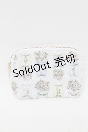 画像: Franche Lippee / fortuneフラットポーチ  オフ S-25-12-25-002-LO-ZA-HR-ZS
