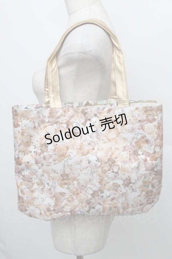 画像4: Franche Lippee / Hobbyroomトートバッグ  アイボリー S-25-12-25-011-LO-ZA-HR-ZS (4)