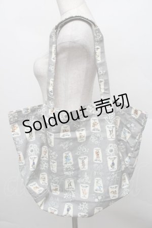 画像: Franche Lippee / fortuneトートバッグ  グレー S-25-12-25-013-LO-ZA-HR-ZS