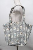 画像2: Franche Lippee / fortuneトートバッグ  グレー S-25-12-25-013-LO-ZA-HR-ZS (2)
