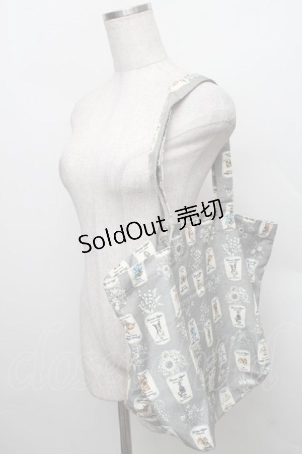 画像3: Franche Lippee / fortuneトートバッグ  グレー S-25-12-25-013-LO-ZA-HR-ZS (3)