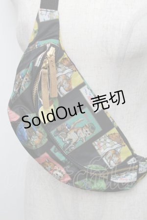 画像: Franche Lippee / Diary しゃかしゃかボディバッグ  黒 S-25-12-25-015-LO-BL-HR-ZS